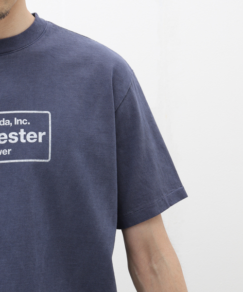 KURO(クロ)の「KURO for FOLL T-SHIRT NAVY(Tシャツ/カットソー・メンズ・アイボリー・SMALL/MEDIUM/LARGE)」の8枚目の写真