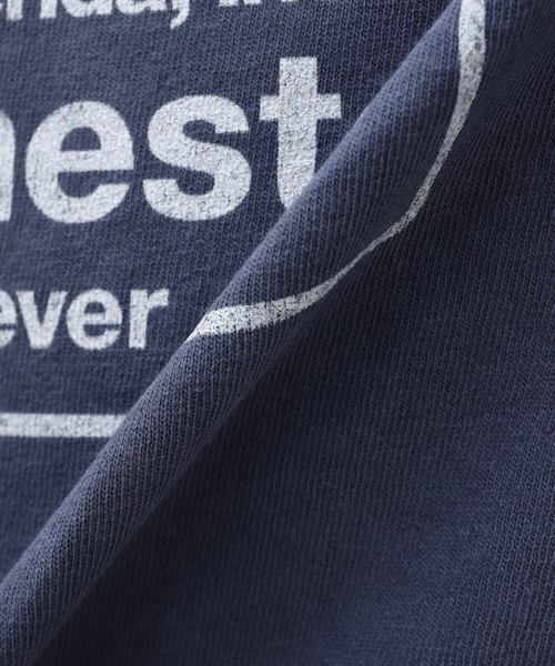 KURO(クロ)の「KURO for FOLL T-SHIRT NAVY(Tシャツ/カットソー・メンズ・アイボリー・SMALL/MEDIUM/LARGE)」の2枚目の写真