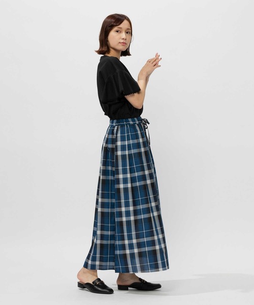 BACK NUMBER（バックナンバー）の「【BACK NUMBER】マドラスチェック柄スカート（スカート・レディース・グレー/ピンク/ブルー・L）」の13枚目の写真