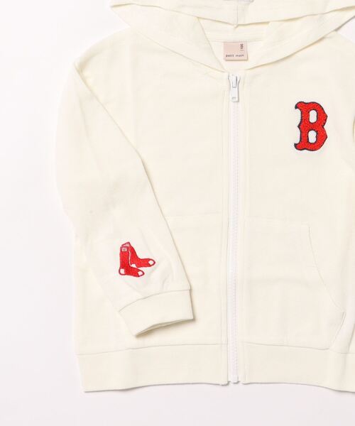 petit main（プティマイン）の「【MLB・UV加工】ワッフルパーカー（パーカー・キッズ・ホワイト/ネイビー/オフホワイト・80ｃｍ/90cm/100cm/110cm/120cm/130cm/140cm）」の18枚目の写真