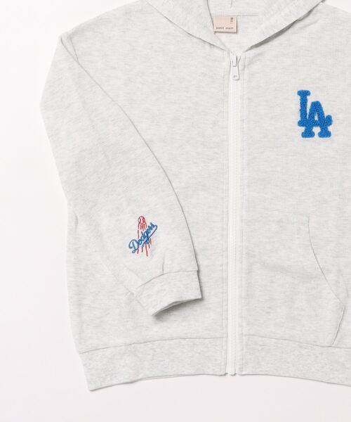 petit main（プティマイン）の「【MLB・UV加工】ワッフルパーカー（パーカー・キッズ・ホワイト/ネイビー/オフホワイト・80ｃｍ/90cm/100cm/110cm/120cm/130cm/140cm）」の19枚目の写真