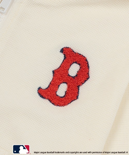 petit main（プティマイン）の「【MLB・UV加工】ワッフルパーカー（パーカー・キッズ・ホワイト/ネイビー/オフホワイト・80ｃｍ/90cm/100cm/110cm/120cm/130cm/140cm）」の7枚目の写真