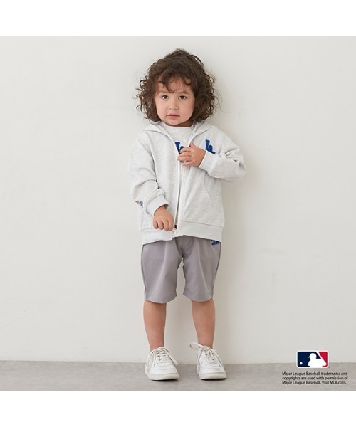 petit main（プティマイン）の「【MLB・UV加工】ワッフルパーカー（パーカー・キッズ・ホワイト/ネイビー/オフホワイト・80ｃｍ/90cm/100cm/110cm/120cm/130cm/140cm）」の21枚目の写真