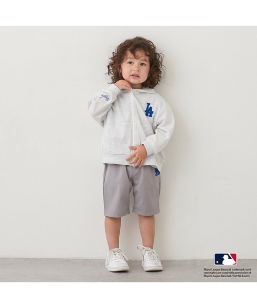 petit main（プティマイン）の「【MLB・UV加工】ワッフルパーカー（パーカー・キッズ・ホワイト/ネイビー/オフホワイト・80ｃｍ/90cm/100cm/110cm/120cm/130cm/140cm）」の22枚目の写真