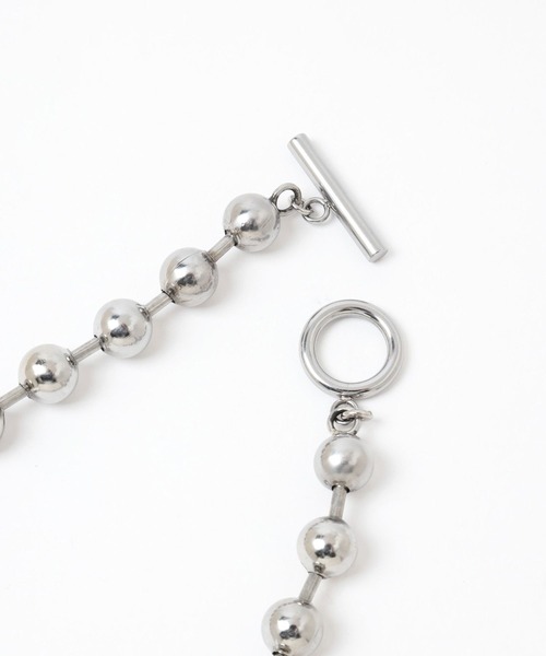 HARE（ハレ）の「ステンレスボールチェーンネックレス(HARE)（ネックレス・メンズ・シルバー・FREE）」の6枚目の写真