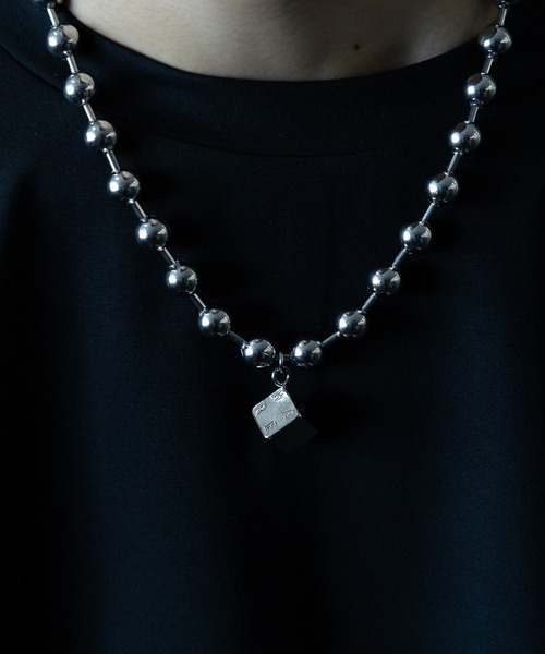 HARE（ハレ）の「ステンレスボールチェーンネックレス(HARE)（ネックレス・メンズ・シルバー・FREE）」の7枚目の写真