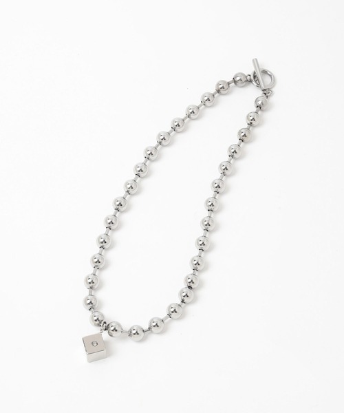 HARE（ハレ）の「ステンレスボールチェーンネックレス(HARE)（ネックレス・メンズ・シルバー・FREE）」の8枚目の写真