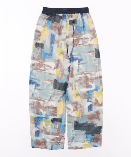 Q（キュー）の「color paint パンツ（その他パンツ・レディース・グリーン系/ブルー系・MEDIUM）」の9枚目の写真