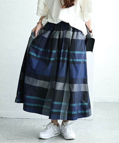 ジェンヌ タータンチェック タックフレアスカート XL タータンチェック タックフレアスカート｜JENNE(ジェンヌ)公式