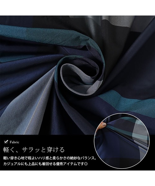 GOLDJAPAN(ゴールドジャパン)の「タータンチェックタックフレアスカート(スカート・レディース・ブルー/アイボリー・5L/4L/3L/LL)」の6枚目の写真