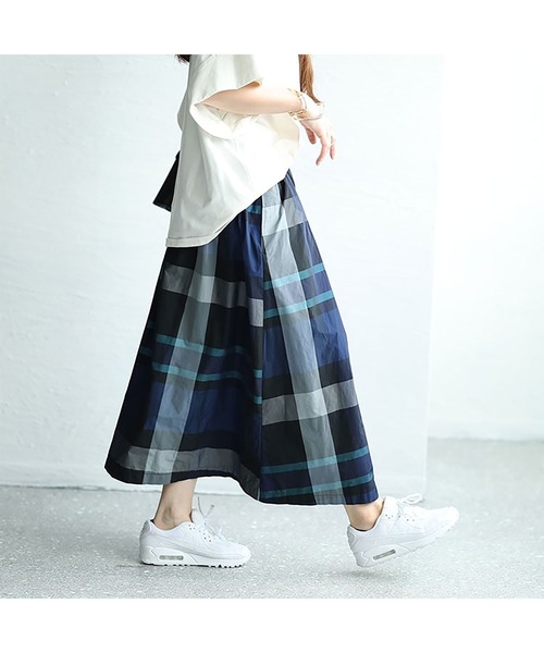 ジェンヌ タータンチェック タックフレアスカート XL タータンチェック タックフレアスカート｜JENNE(ジェンヌ)公式