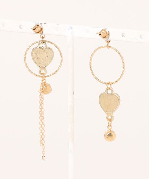 VIBGYOR（ヴィブジョー）の「【88eighty-eight】グリーンハートゴールドピアス【import】(MA)（ピアス（両耳用）・レディース・ゴールド・FREE）」の8枚目の写真