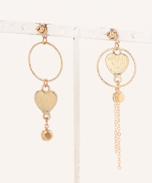 VIBGYOR（ヴィブジョー）の「【88eighty-eight】グリーンハートゴールドピアス【import】(MA)（ピアス（両耳用）・レディース・ゴールド・FREE）」の7枚目の写真