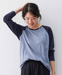 Live in comfort | リブ　イン　コンフォート　着ていることを忘れちゃう？シアーなラグランスリーブトップス(Tシャツ/カットソー)
