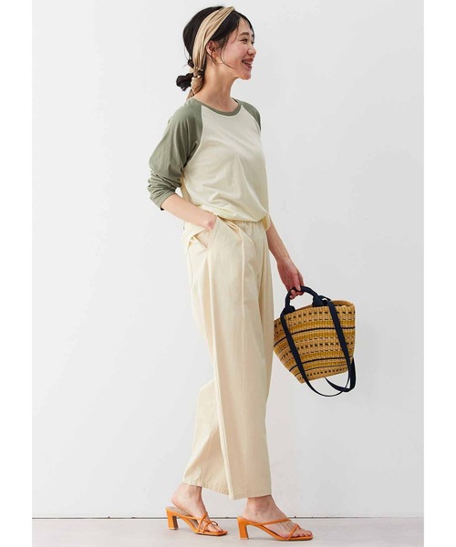 Live in comfort（リブインコンフォート）の「リブ　イン　コンフォート　着ていることを忘れちゃう？シアーなラグランスリーブトップス（Tシャツ/カットソー・レディース・グレー/アイボリー/ブルー・MEDIUM/LARGE/X-LARGE/XX-LARGE/SMALL/XXX-LARGE）」の14枚目の写真