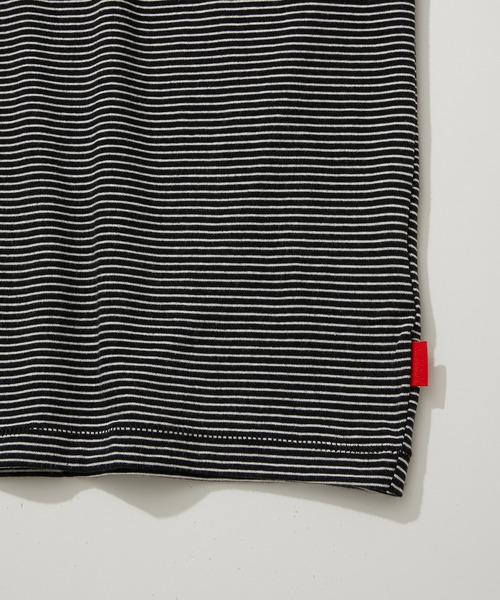 Healthknit(ヘルスニット)の「Healthknit NARROW BORDER JERSEY S/S (#51013)(Tシャツ/カットソー・メンズ・その他1/ブラック系その他・MEDIUM/X-LARGE/LARGE)」の3枚目の写真