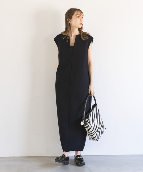 Noble（ノーブル）の「スポンジボンディングワンピース（ワンピース