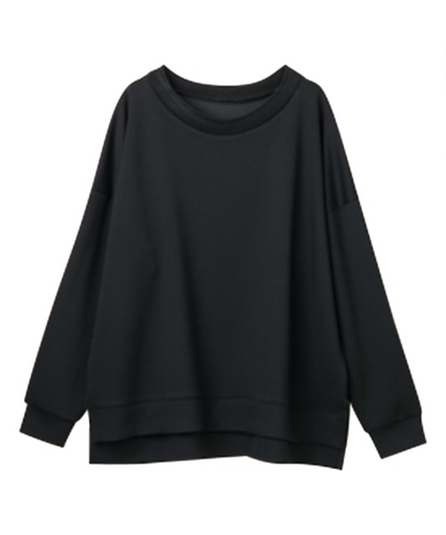 RANAN（ラナン）の「オーバーサイズダンボールスウェット（スウェット・レディース・ブラック/ベージュ/グリーン/オフホワイト/グレー・LL/M/L）」の17枚目の写真