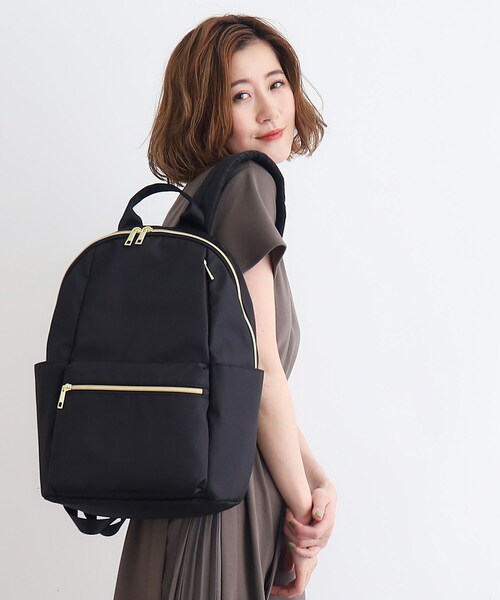 grove(グローブ)の「◆【インスタ企画】撥水ナイロン多機能リュック(バックパック/リュック・レディース・ダークグレー/カーキ/ブラック・00)」の4枚目の写真