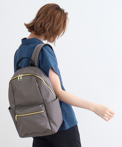 grove(グローブ)の「◆【インスタ企画】撥水ナイロン多機能リュック(バックパック/リュック・レディース・ダークグレー/カーキ/ブラック・00)」の8枚目の写真