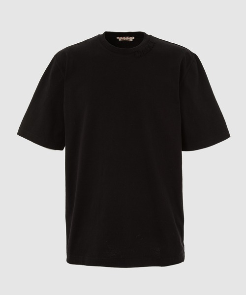 ORGANIC COMPACT JERSEY / MARNI ロゴTシャツ（Tシャツ