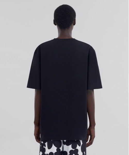 ORGANIC COMPACT JERSEY / MARNI ロゴTシャツ（Tシャツ