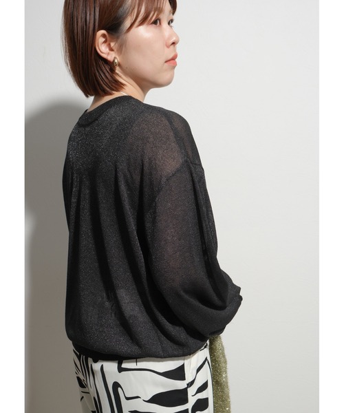 シアーロゴニットTOPS Palm Riche│Eimee Law & LHELBIE 公式