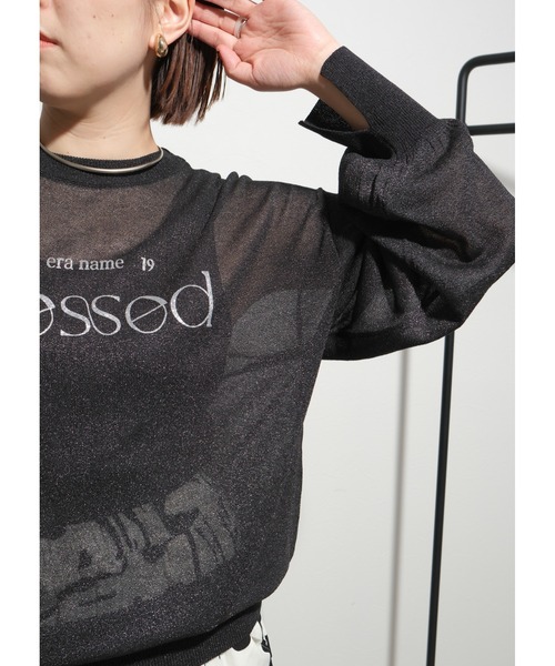 シアーロゴニットTOPS Palm Riche│Eimee Law & LHELBIE 公式