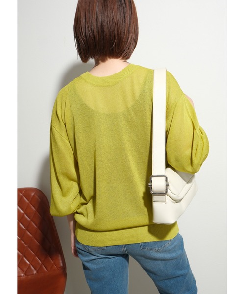 シアーロゴニットTOPS Palm Riche│Eimee Law & LHELBIE 公式