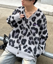 ADAMASTE（アダマスト）の「shaggy knit animal cardigan - シャギー