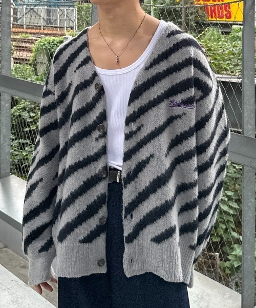 ADAMASTE（アダマスト）の「shaggy knit animal cardigan - シャギーニットアニマルカーディガン（カーディガン/ボレロ・メンズ・グレー系その他/グレー系その他2・LARGE/MEDIUM）」の22枚目の写真