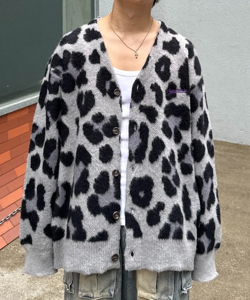 ADAMASTE（アダマスト）の「shaggy knit animal cardigan - シャギーニットアニマルカーディガン（カーディガン/ボレロ・メンズ・グレー系その他/グレー系その他2・LARGE/MEDIUM）」の6枚目の写真