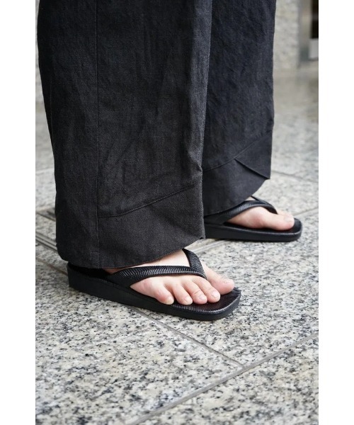 乱痴気(ランチキ)の「V.I.C classic rubber sandal(サンダル・メンズ・ブラック/ベージュ・FREE)」の14枚目の写真