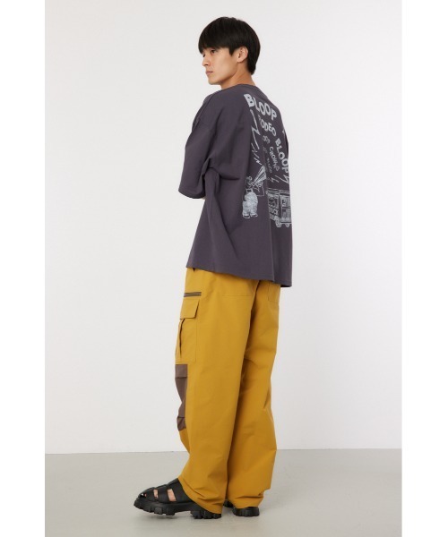 RODEO CROWNS WIDE BOWL(ロデオクラウンズワイドボウル)の「Loudspeaker Tシャツ(Tシャツ/カットソー・メンズ・ホワイト/イエロー/チャコールグレー・MEDIUM/LARGE)」の12枚目の写真