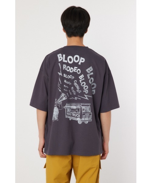 RODEO CROWNS WIDE BOWL(ロデオクラウンズワイドボウル)の「Loudspeaker Tシャツ(Tシャツ/カットソー・メンズ・ホワイト/イエロー/チャコールグレー・MEDIUM/LARGE)」の9枚目の写真