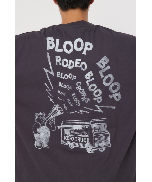 RODEO CROWNS WIDE BOWL(ロデオクラウンズワイドボウル)の「Loudspeaker Tシャツ(Tシャツ/カットソー・メンズ・ホワイト/イエロー/チャコールグレー・MEDIUM/LARGE)」の6枚目の写真