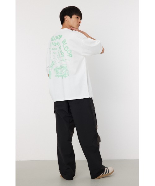 RODEO CROWNS WIDE BOWL(ロデオクラウンズワイドボウル)の「Loudspeaker Tシャツ(Tシャツ/カットソー・メンズ・ホワイト/イエロー/チャコールグレー・MEDIUM/LARGE)」の21枚目の写真