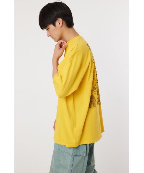 RODEO CROWNS WIDE BOWL(ロデオクラウンズワイドボウル)の「Loudspeaker Tシャツ(Tシャツ/カットソー・メンズ・ホワイト/イエロー/チャコールグレー・MEDIUM/LARGE)」の20枚目の写真
