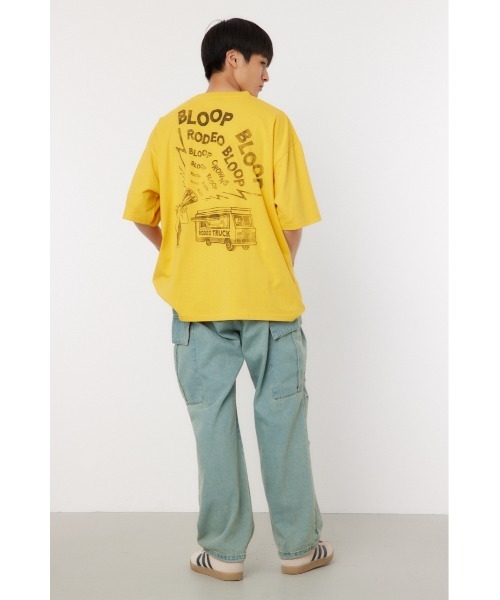 RODEO CROWNS WIDE BOWL(ロデオクラウンズワイドボウル)の「Loudspeaker Tシャツ(Tシャツ/カットソー・メンズ・ホワイト/イエロー/チャコールグレー・MEDIUM/LARGE)」の17枚目の写真
