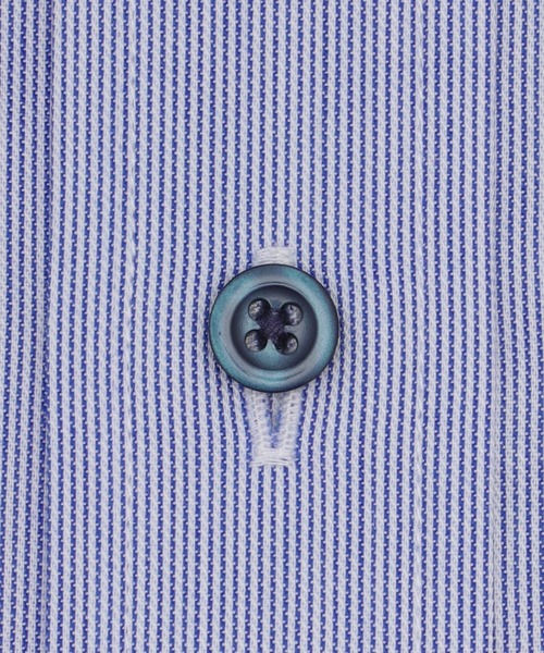 TOKYO SHIRTS(トウキョウシャツ)の「形態安定ノーアイロン ボタンダウン 長袖ビジネスワイシャツ(ビジネスシャツ・メンズ・ブルー・首回り43cm-裄丈86cm/首回り43cm-裄丈82cm/首回り42cm-裄丈86cm/首回り42cm-裄丈82cm/首回り41cm-裄丈86cm/首回り41cm-裄丈82cm/首回り39cm-裄丈84cm/首回り39cm-裄丈80cm/首回り37cm-裄丈80cm/首回り37cm-裄丈84cm)」の4枚目の写真