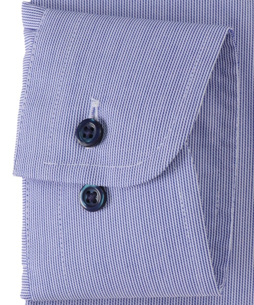 TOKYO SHIRTS(トウキョウシャツ)の「形態安定ノーアイロン ボタンダウン 長袖ビジネスワイシャツ(ビジネスシャツ・メンズ・ブルー・首回り43cm-裄丈86cm/首回り43cm-裄丈82cm/首回り42cm-裄丈86cm/首回り42cm-裄丈82cm/首回り41cm-裄丈86cm/首回り41cm-裄丈82cm/首回り39cm-裄丈84cm/首回り39cm-裄丈80cm/首回り37cm-裄丈80cm/首回り37cm-裄丈84cm)」の3枚目の写真