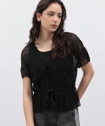 LAKOLE | タンク付きシャーリングカーディガン / 138174(カーディガン/ボレロ)