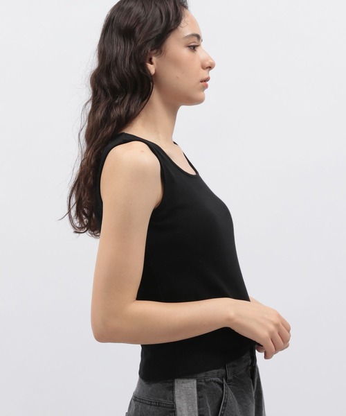 LAKOLE（ラコレ）の「タンク付きシャーリングカーディガン / 138174（カーディガン/ボレロ・レディース・アイボリー/ブラック/ブラウン・FREE）」の13枚目の写真