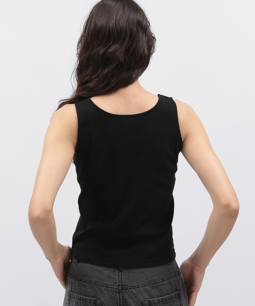 LAKOLE（ラコレ）の「タンク付きシャーリングカーディガン / 138174（カーディガン/ボレロ・レディース・アイボリー/ブラック/ブラウン・FREE）」の12枚目の写真