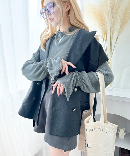 セール】華奢見えが叶う 女性の味方。 キャンディー スリーブ
