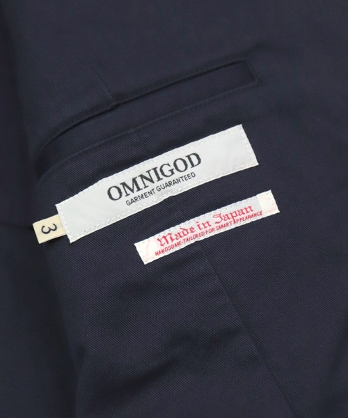 OMNIGOD（オムニゴッド）の「[OMNIGOD mens / オムニゴッド] チノ シングルブレストテーラードジャケット（テーラードジャケット・メンズ・ネイビー/ベージュ・4/2/3）」の22枚目の写真
