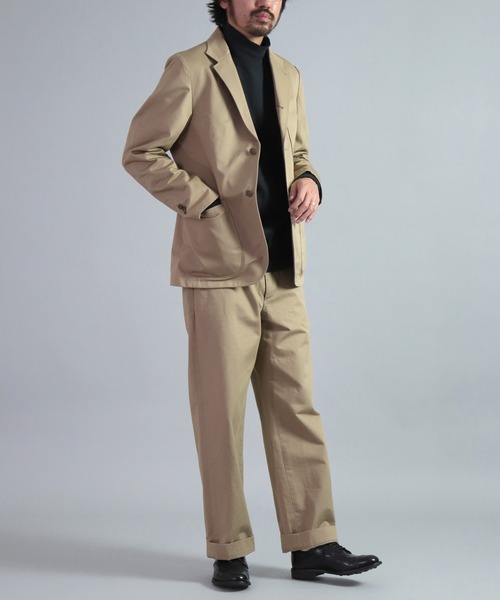 セール】[OMNIGOD mens / オムニゴッド] チノ シングルブレスト