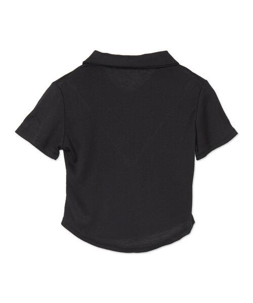dispark(ディスパーク)の「DISPARK/スナップボタンロゴクロップドT(Tシャツ/カットソー・レディース・ホワイト/ブラック・FREE)」の15枚目の写真
