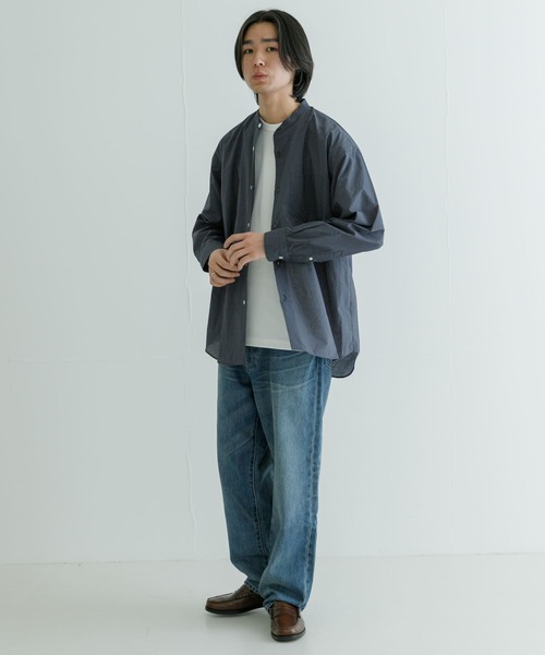 URBAN RESEARCH（アーバンリサーチ）の「C/Nエアーワッシャーシャツ（シャツ/ブラウス・メンズ・グレー/ネイビー/グリーン・MEDIUM/LARGE）」の12枚目の写真
