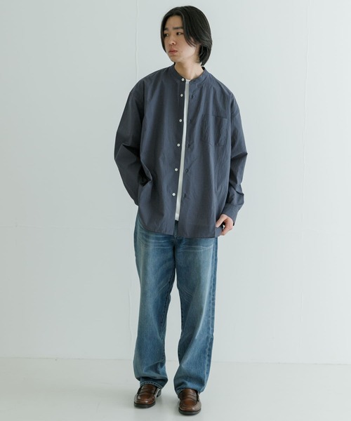 URBAN RESEARCH（アーバンリサーチ）の「C/Nエアーワッシャーシャツ（シャツ/ブラウス・メンズ・グレー/ネイビー/グリーン・MEDIUM/LARGE）」の13枚目の写真